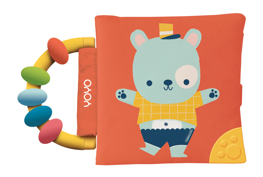 Mon tout-doux livre-hochet : ours Livres La family shop