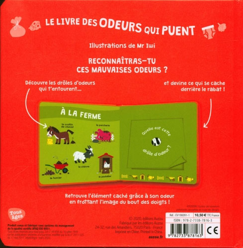 Le livre des odeurs qui puent! Livres La family shop