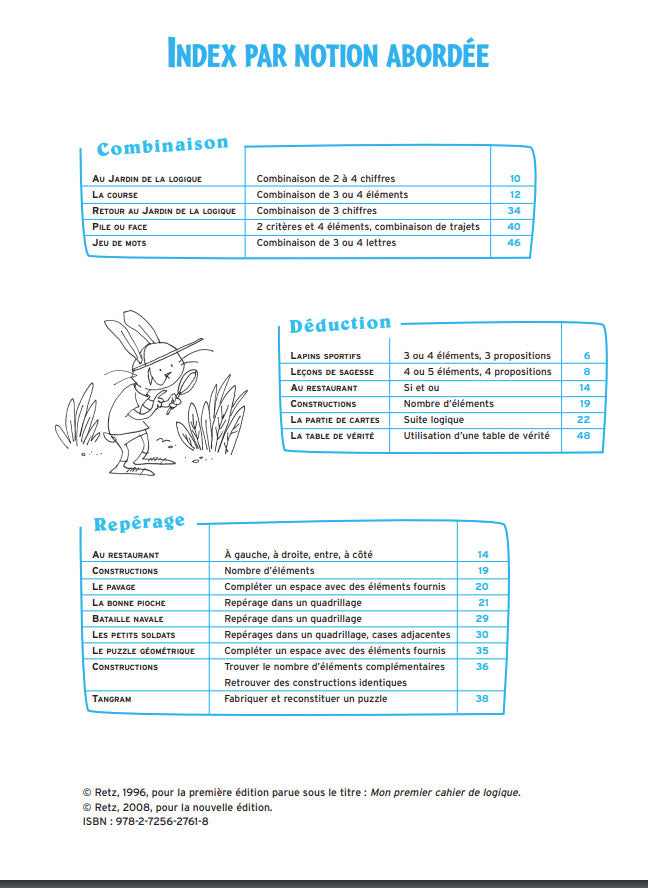 Cahier de jeux : mes premiers jeux de logique - 8-9 ans Cahiers de jeux OLF