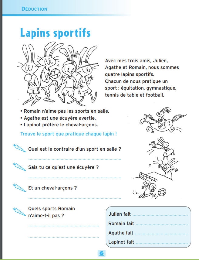 Cahier de jeux : mes premiers jeux de logique - 8-9 ans Cahiers de jeux OLF