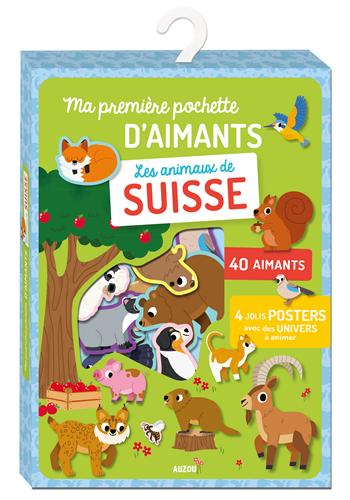 Ma pochette d'aimants : Les animaux de Suisse Jeux & loisirs créatifs Auzou - OLF