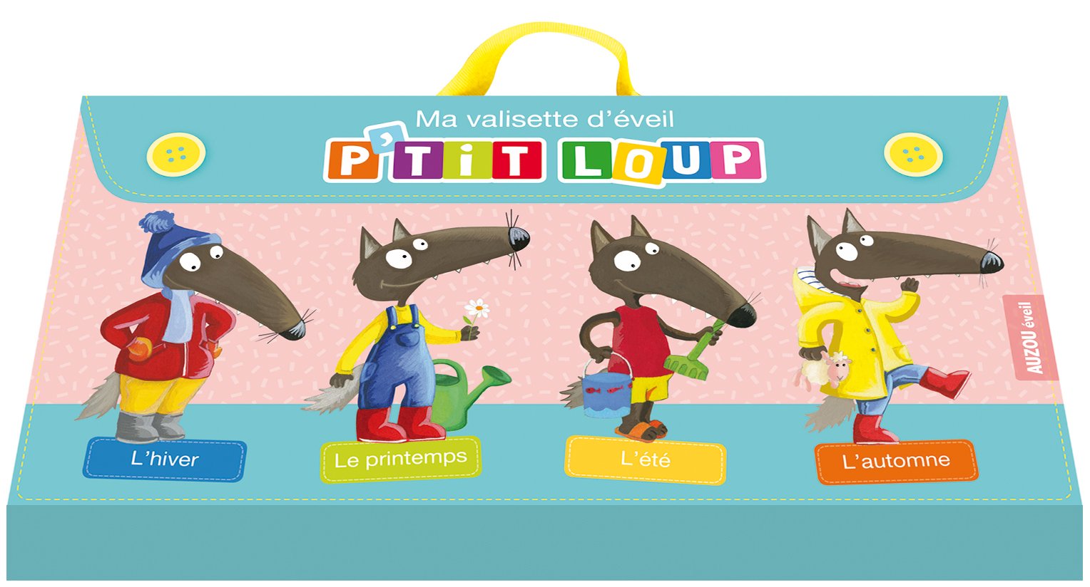Ma valisette d'éveil P'tit Loup: Les saisons Livres La family shop
