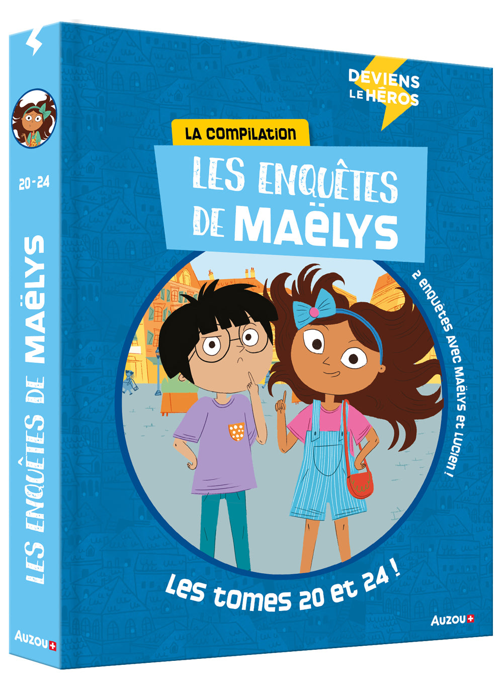 Les enquêtes de Maëlys - Compilation - tomes 20 et 24 - Deviens le héros - Dès 8 ans Livres La family shop