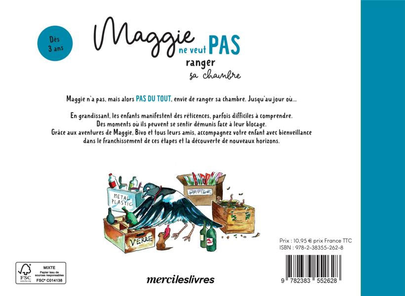 Maggie ne veut pas ranger sa chambre - Dès 3 ans Livres Dilisco