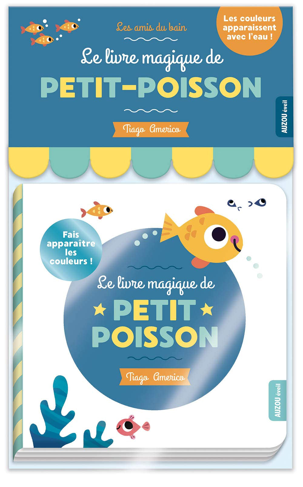 Le livre magique de petit-poisson - livre-bain Livres La family shop