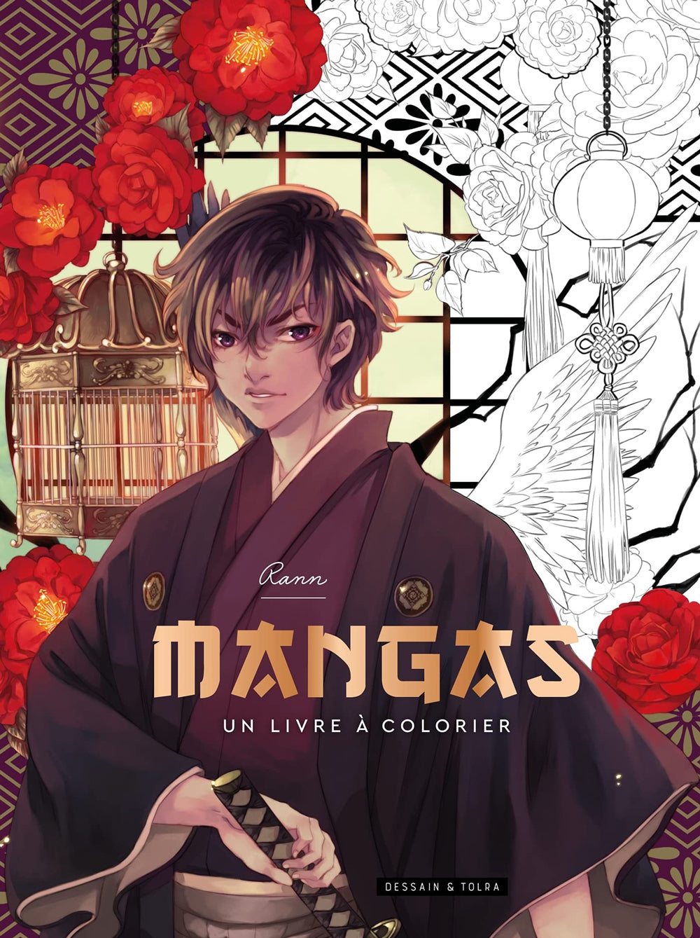 Mangas, un livre à colorier Livres La family shop