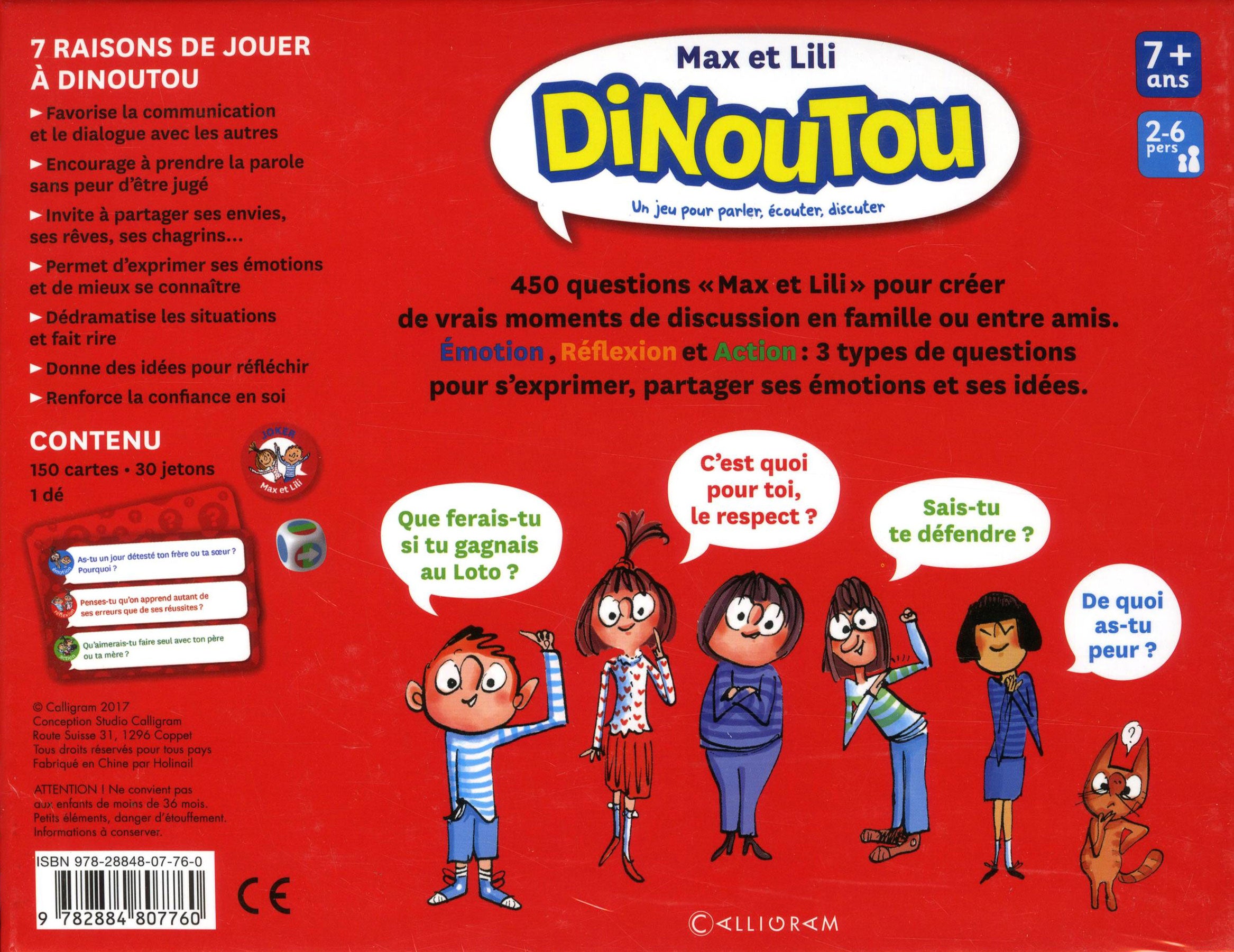 Jeu Dinoutou avec Max et Lili Jeux & loisirs créatifs La family shop