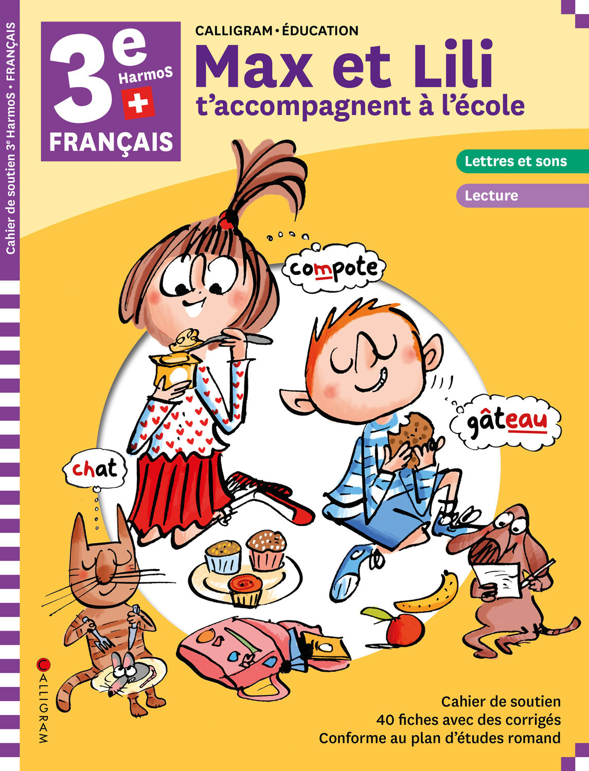 3ème HarmoS - Max et Lili t'accompagnent à l'école - Français Appuis scolaires La family shop