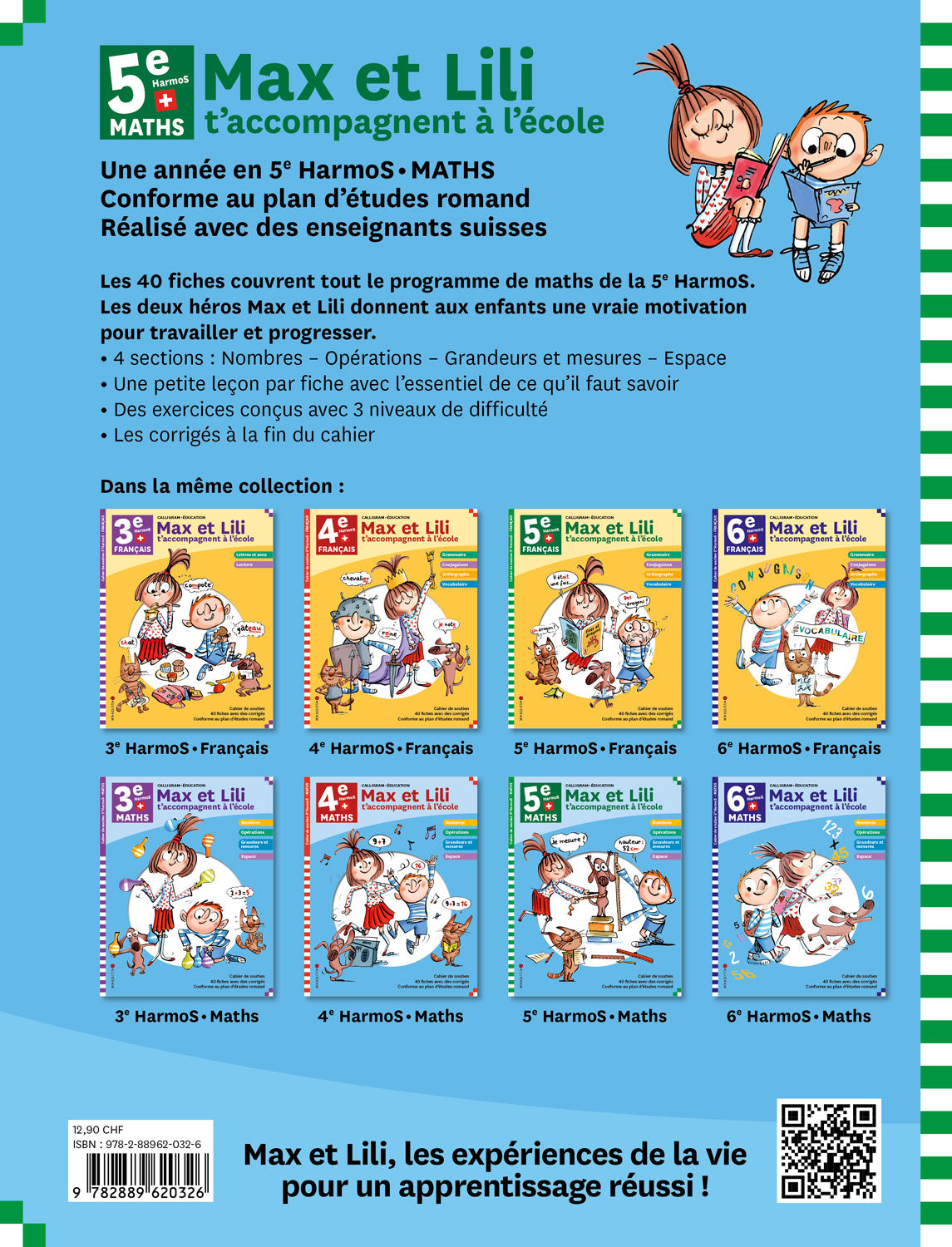 5e HarmoS - 5P - Max et Lili t'accompagnent à l'école - Maths Appuis scolaires La Family Shop