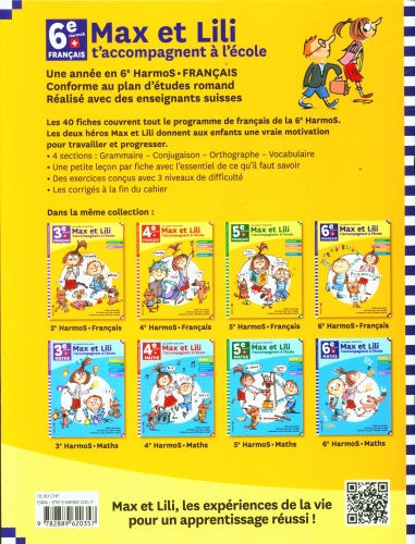 6ème Harmos - Max et Lili t'accompagnent à l'école - Français Appuis scolaires La family shop