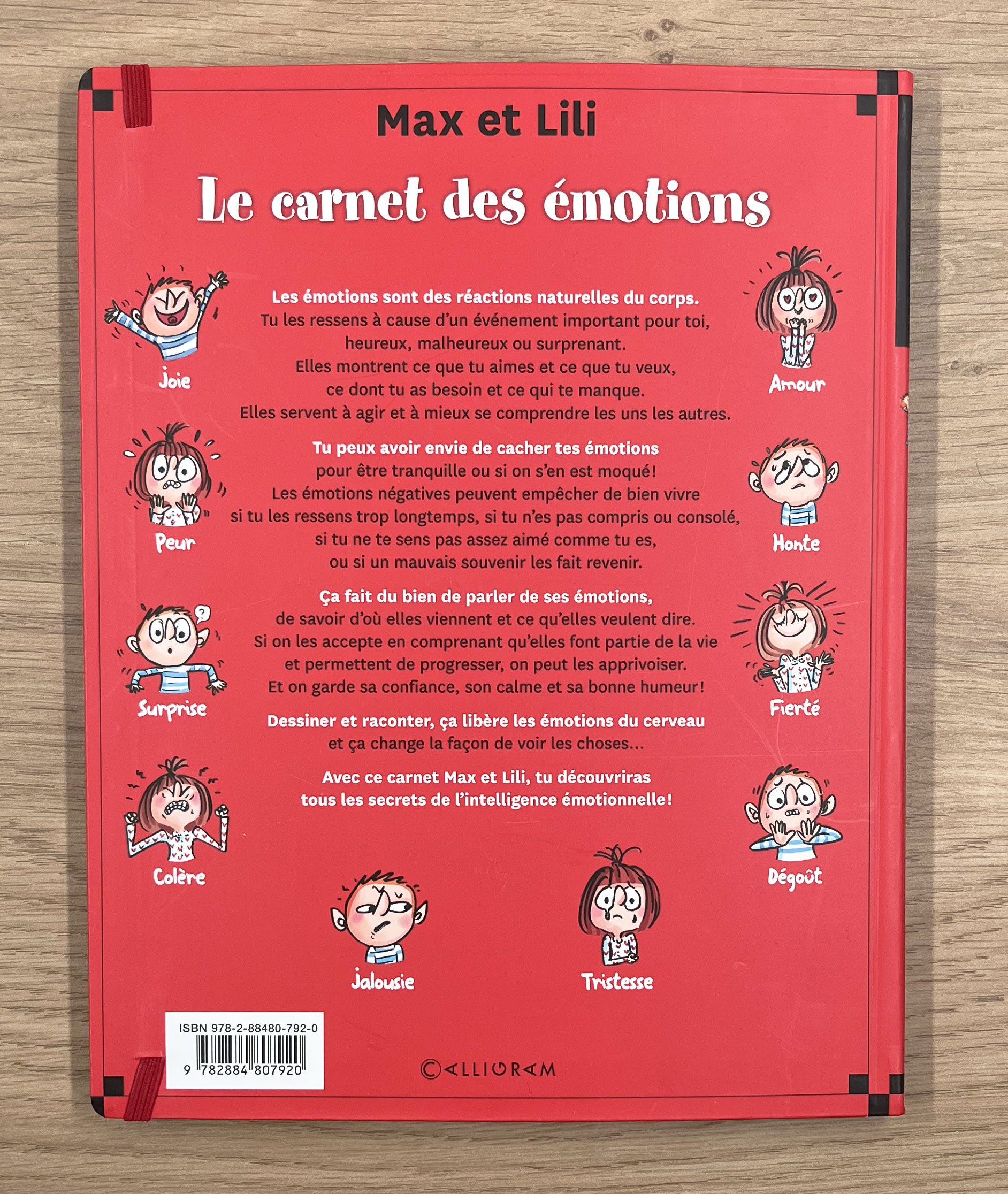 Le carnet des émotions - Max et Lili Cahiers de jeux La family shop