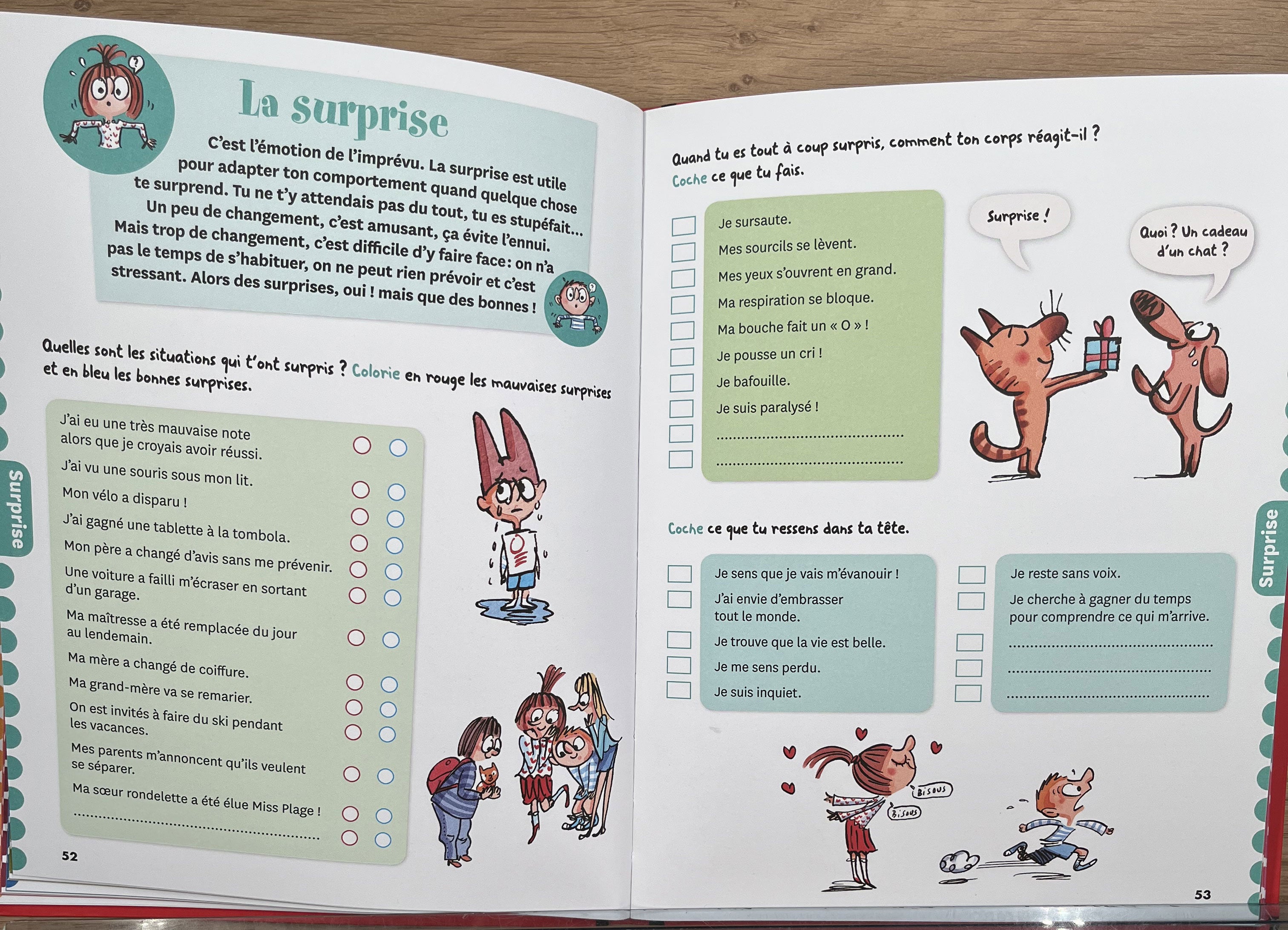 Le carnet des émotions - Max et Lili Cahiers de jeux La family shop