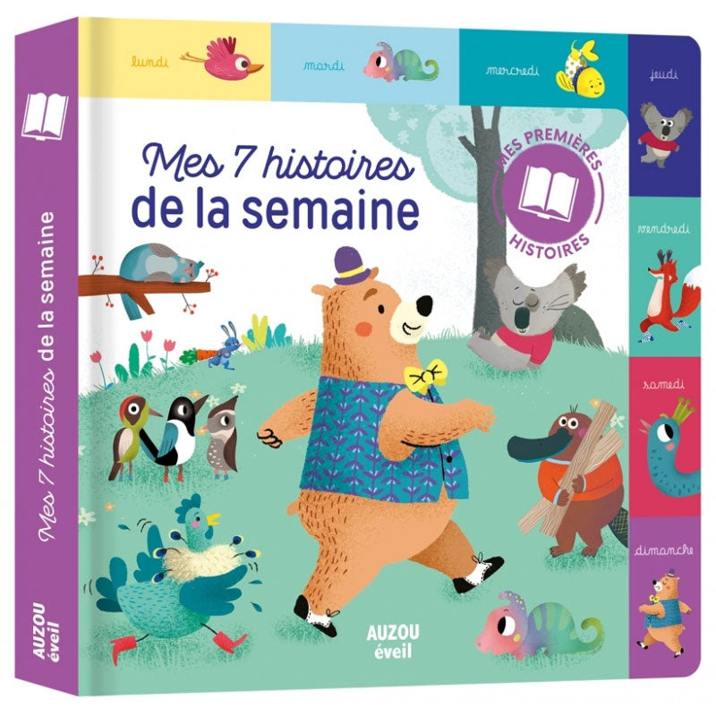 Coffret: Mes sept histoires de la semaine, coffret Memory en bois Jeux & loisirs créatifs La family shop