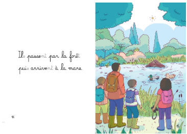 La Mare - Mes premières lectures Montessori - Lettres en lié (cursive) - N1 Montessori & Steiner La family shop