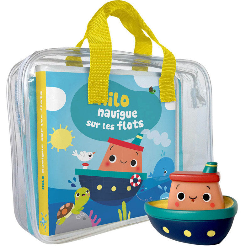 Livre de bain: Milo navigue sur les flots Jeux & loisirs créatifs La family shop