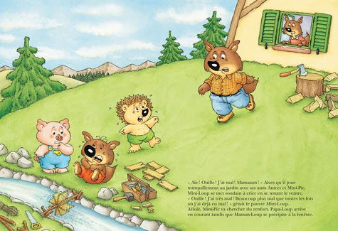 Mini Loup à l'hôpital - Dès 12 mois Livres La family shop