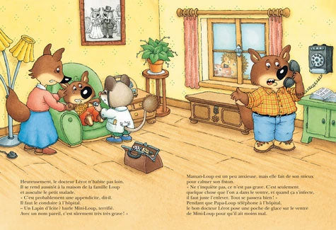 Mini Loup à l'hôpital - Dès 12 mois Livres La family shop