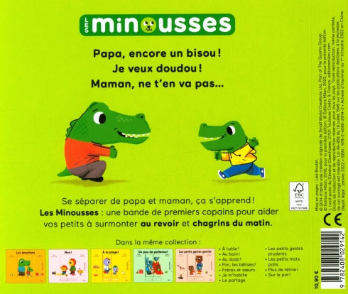 Les minousses - Un câlin et à ce soir ! Livres OLF