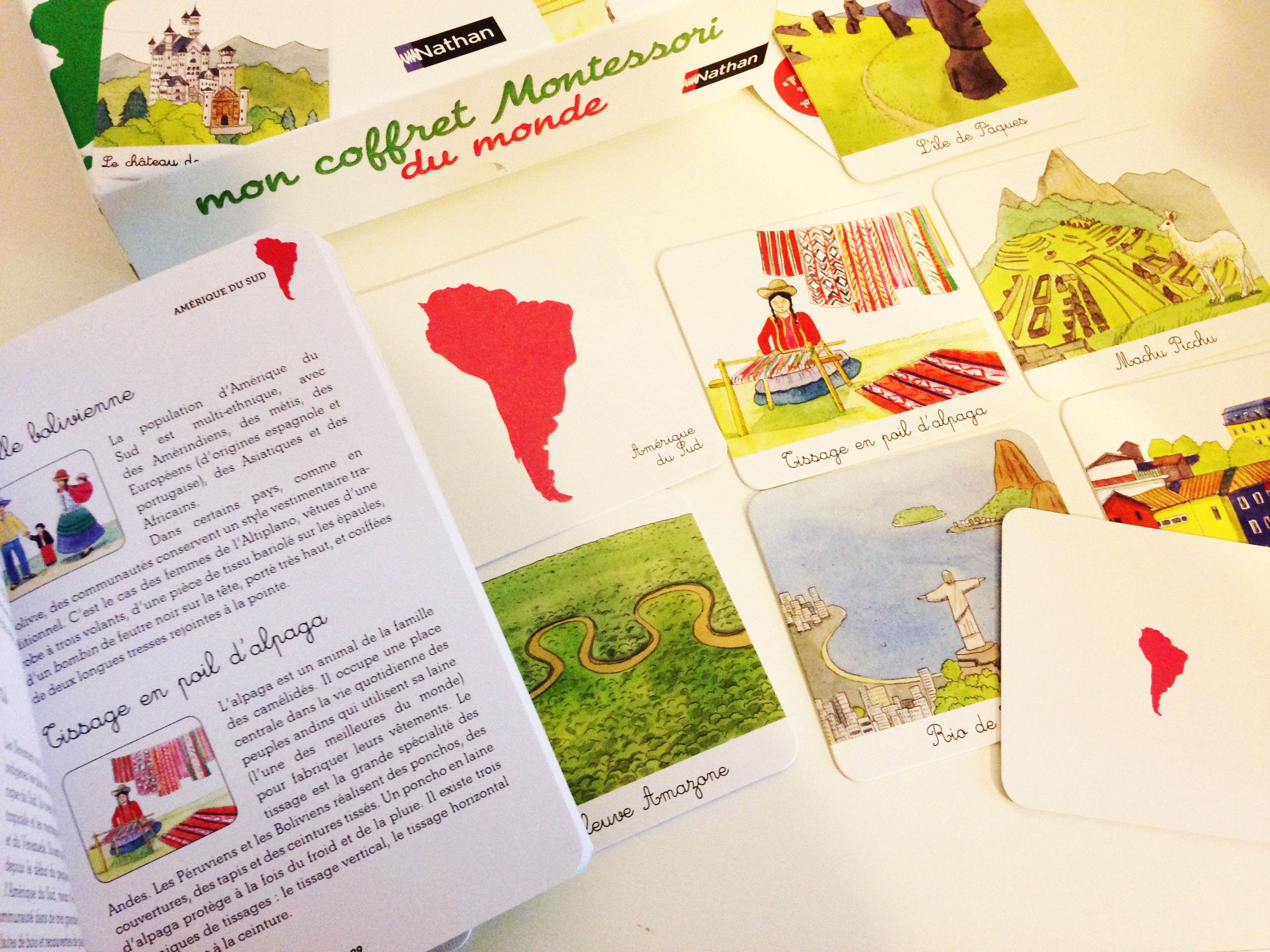 Mon coffret Montessori du monde - Enfant dès 3 ans Montessori & Steiner La family shop