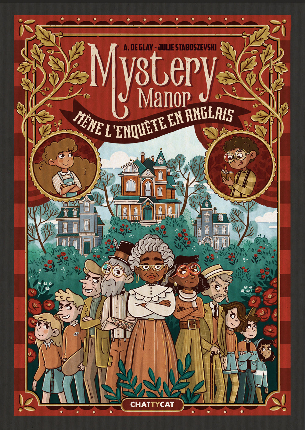 Mystery Manor - textes en français et anglais Cahiers de jeux La family shop