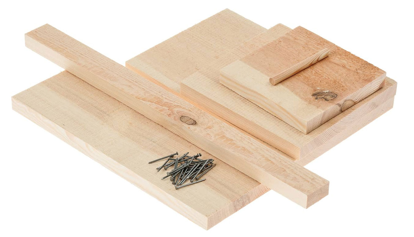 Kit - Nichoir à oiseaux en bois massif à construire - Dès 8/10 ans Jeux & loisirs créatifs La family shop