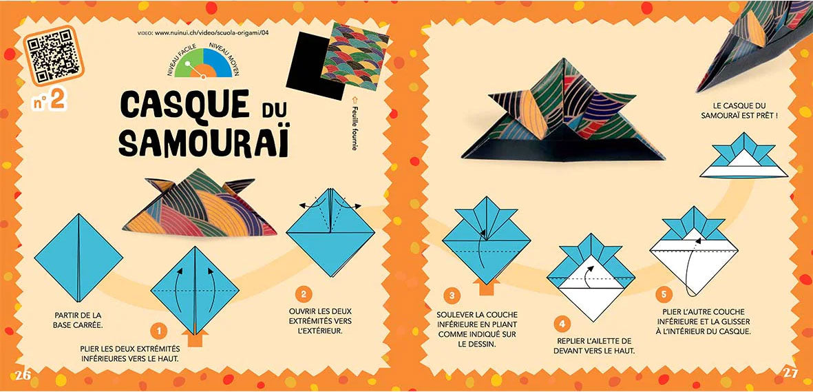 Livre-Atelier - Apprendre à faire les origamis - enfant dès 4 ans Jeux & loisirs créatifs OLF