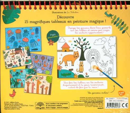 Ma peinture magique: les animaux mignons Jeux & loisirs créatifs La family shop
