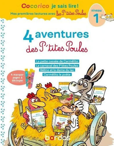 Cocorico je sais lire ! Les P'tites Poules - Niveau 1 Livres La family shop