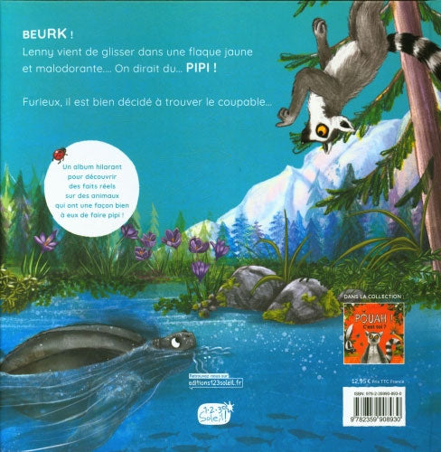 Qui a fait ce pipi - Livre enfant sur les animaux Livres La family shop