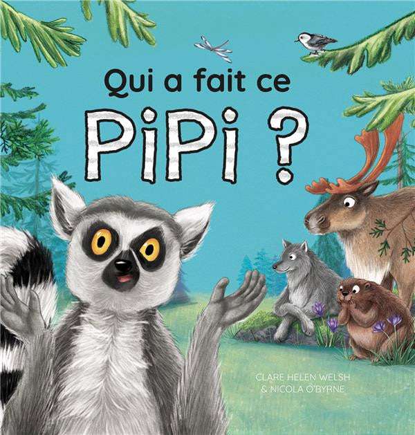 Qui a fait ce pipi - Livre enfant sur les animaux Livres La family shop
