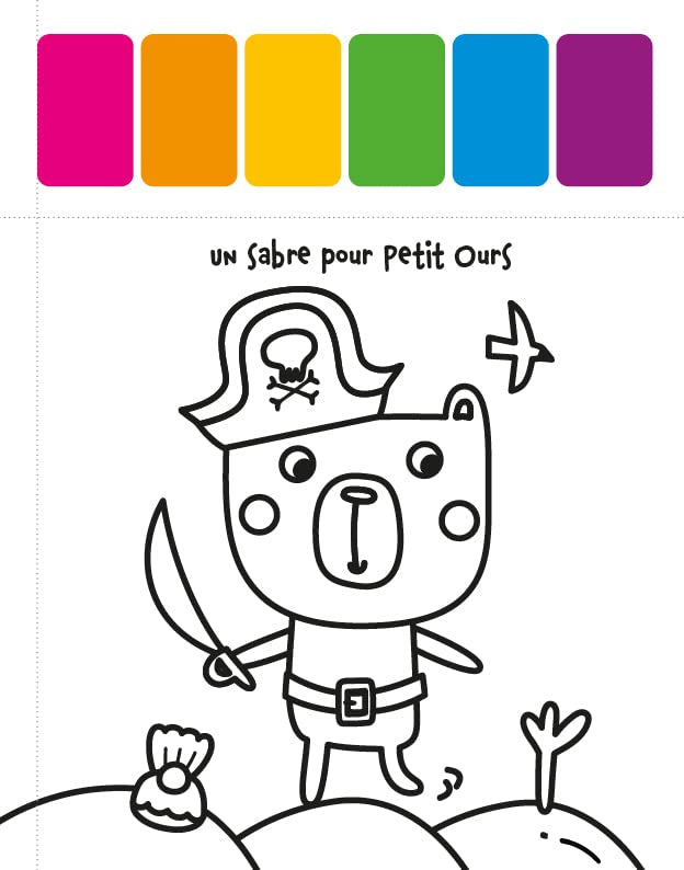 Pirates - ma première palette de peinture Livres La Family Shop