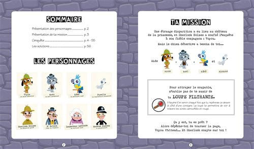 Les Ptits Sherlock : ma toute première enquête - volume 1 Cahiers de jeux La family shop