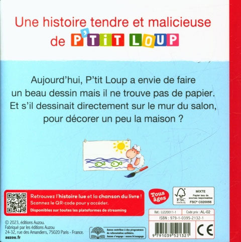 P'tit loup fait des bêtises Livres OLF