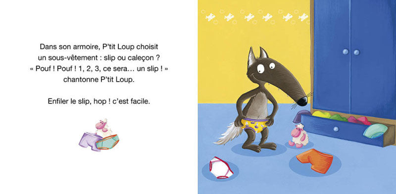 P'tit Loup s'habille tout seul - Dès 2 ans Livres OLF