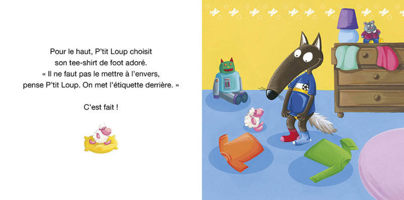 P'tit Loup s'habille tout seul - Dès 2 ans Livres OLF