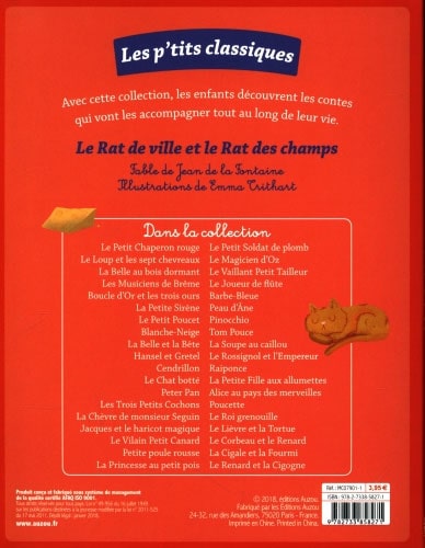 Le rat de ville et le rat des champs Livres OLF