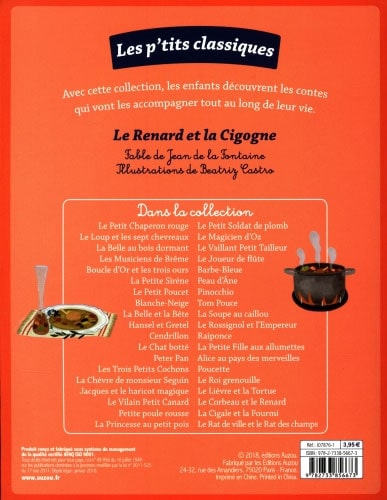 Le Renard et la cigogne Livres OLF