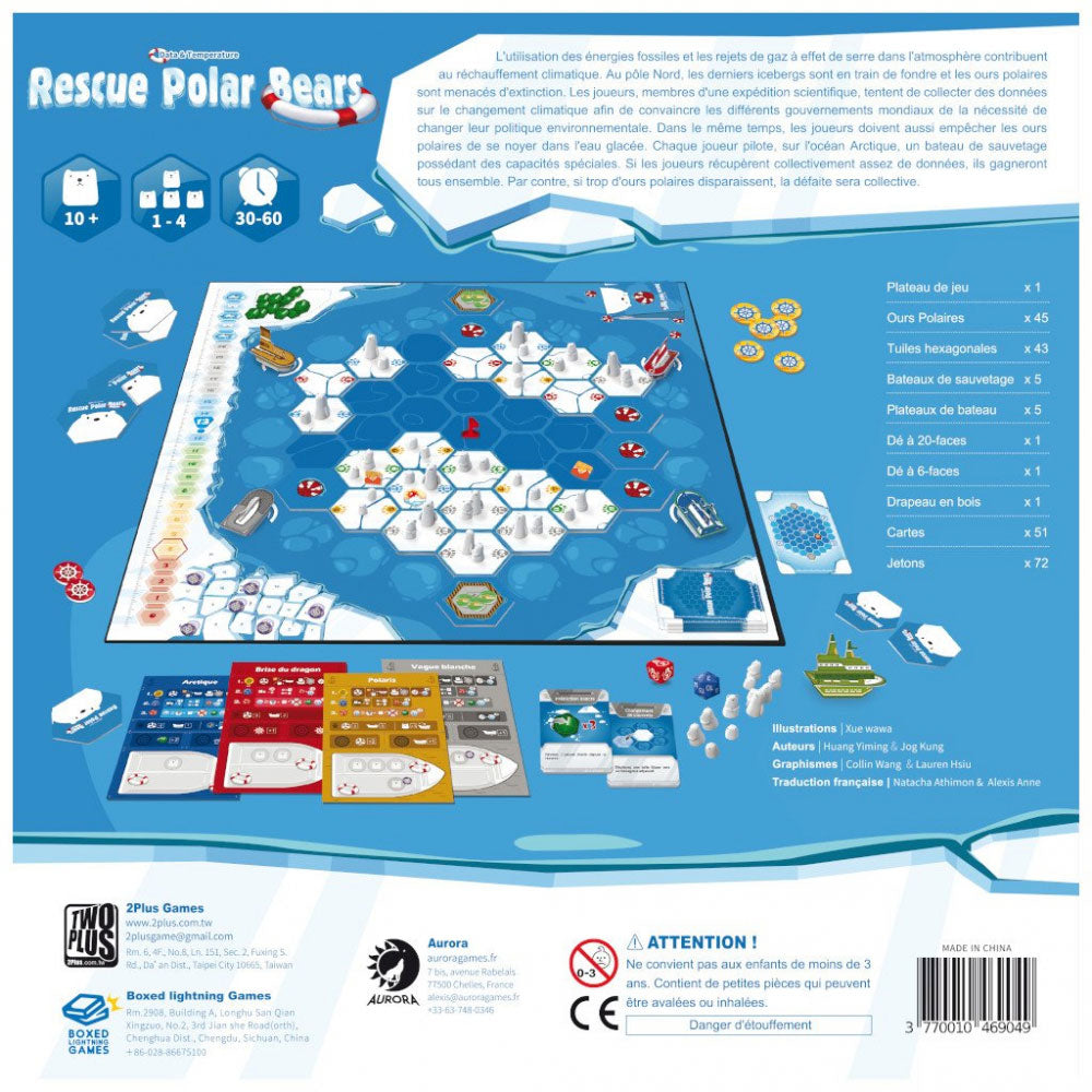 Rescue Polar Bears - Jeu coopératif et de stratégie dès 10 ans Jeux & loisirs créatifs OLF