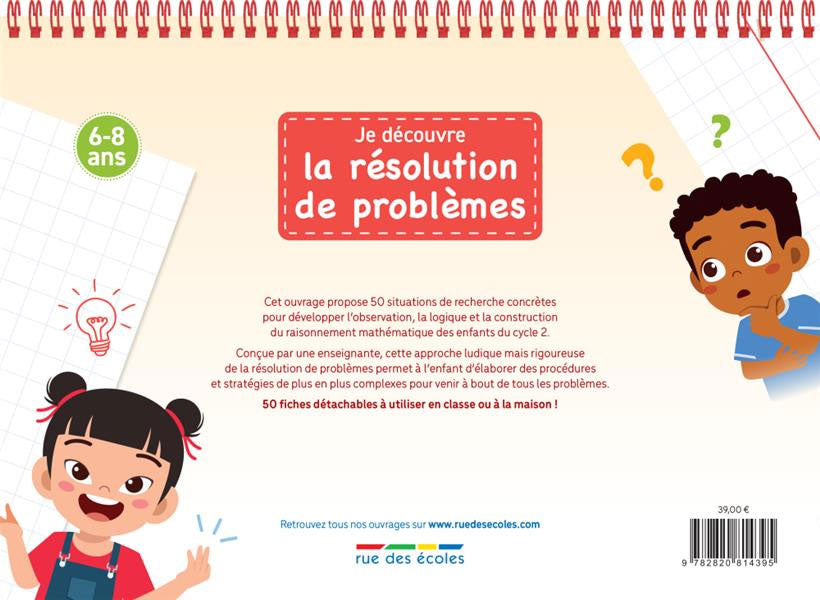 Je découvre la résolution de problèmes - 6-8 ans - 3-5ème harmos Appuis scolaires La Family Shop