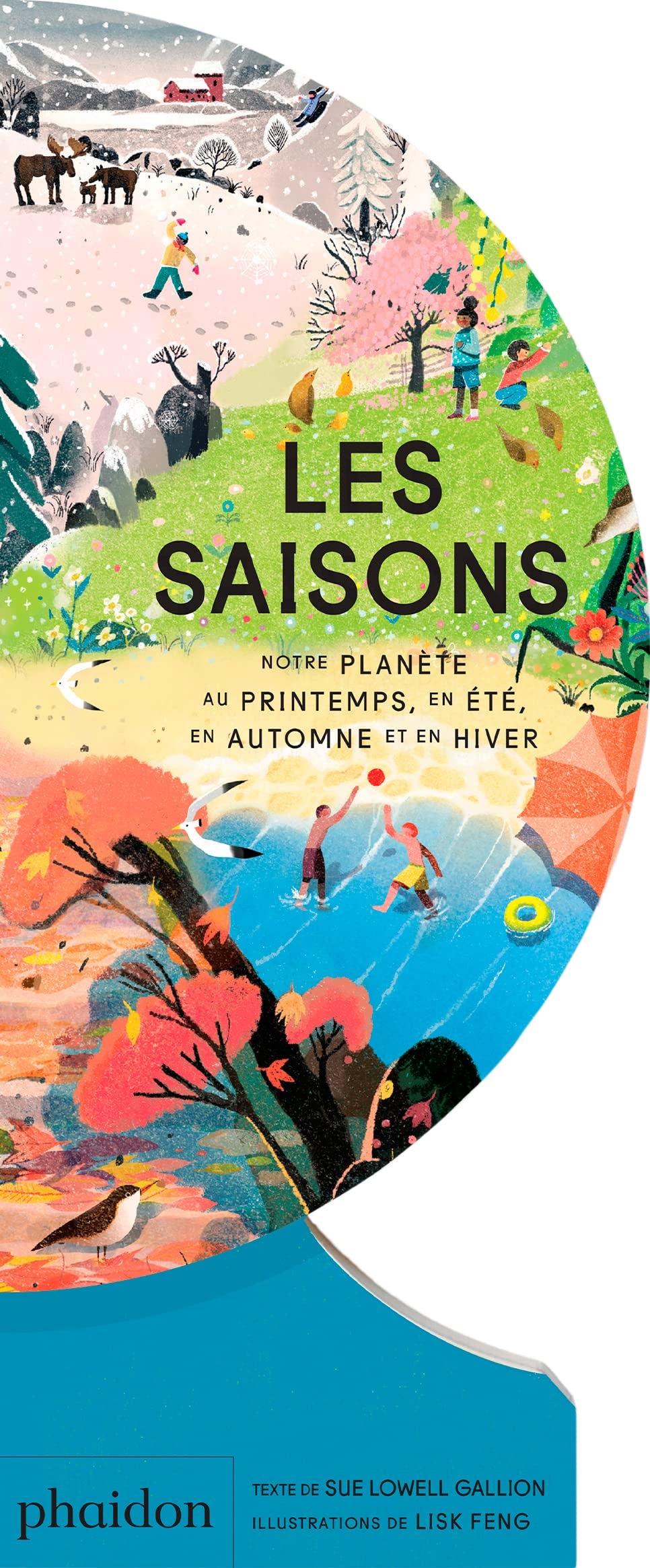 Les saisons - Notre planète au printemps, en été, en automne et en hiver - album Livres La family shop