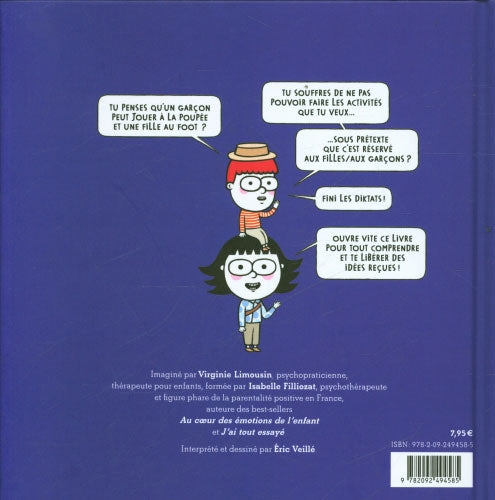 Les stéréotypes filles-garçons - 3 histoires pour les comprendre et les contrer - Dès 4 ans Livres La family shop