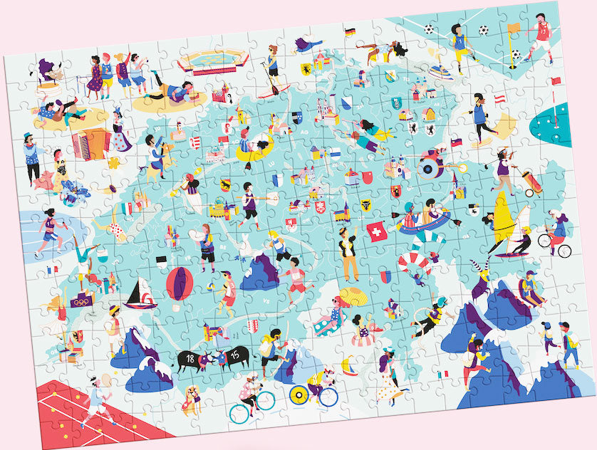 SwissSummer - Puzzle Suisse en été - 252 pièces - Dès 7 ans Jeux & loisirs créatifs La Family Shop