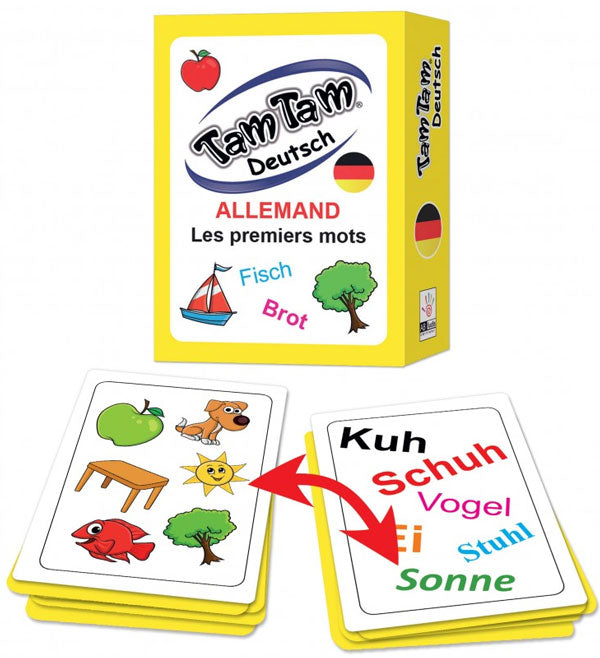 Cartes: Jeu pour découvrir Allemand Tam Tam - Dès 4 ans Jeux & loisirs créatifs La family shop