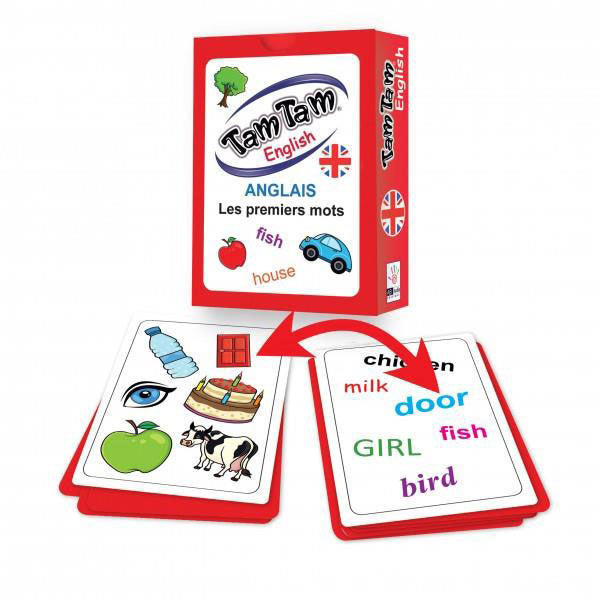 Cartes: Jeu pour découvrir l'anglais Tam Tam Anglais - Dès 4 ans Jeux & loisirs créatifs La family shop