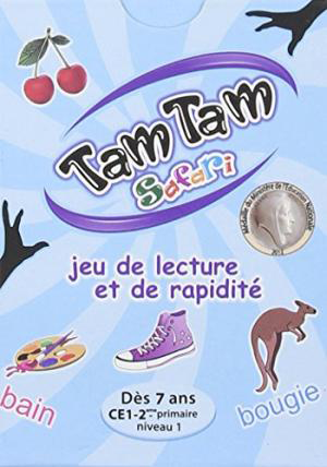 Cartes: Jeu de lecture et de rapidité Tam Tam Safari N1 - 7 ans - 3 -6P Harmos Jeux & loisirs créatifs OLF