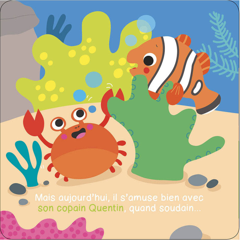 Livre de bain: Théo et le monstre de l'eau - livre-bain avec un jouet Jeux & loisirs créatifs La family shop