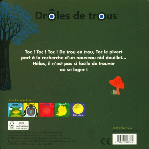 Toc! Toc! Toc! Livre tout-carton Livres La family shop