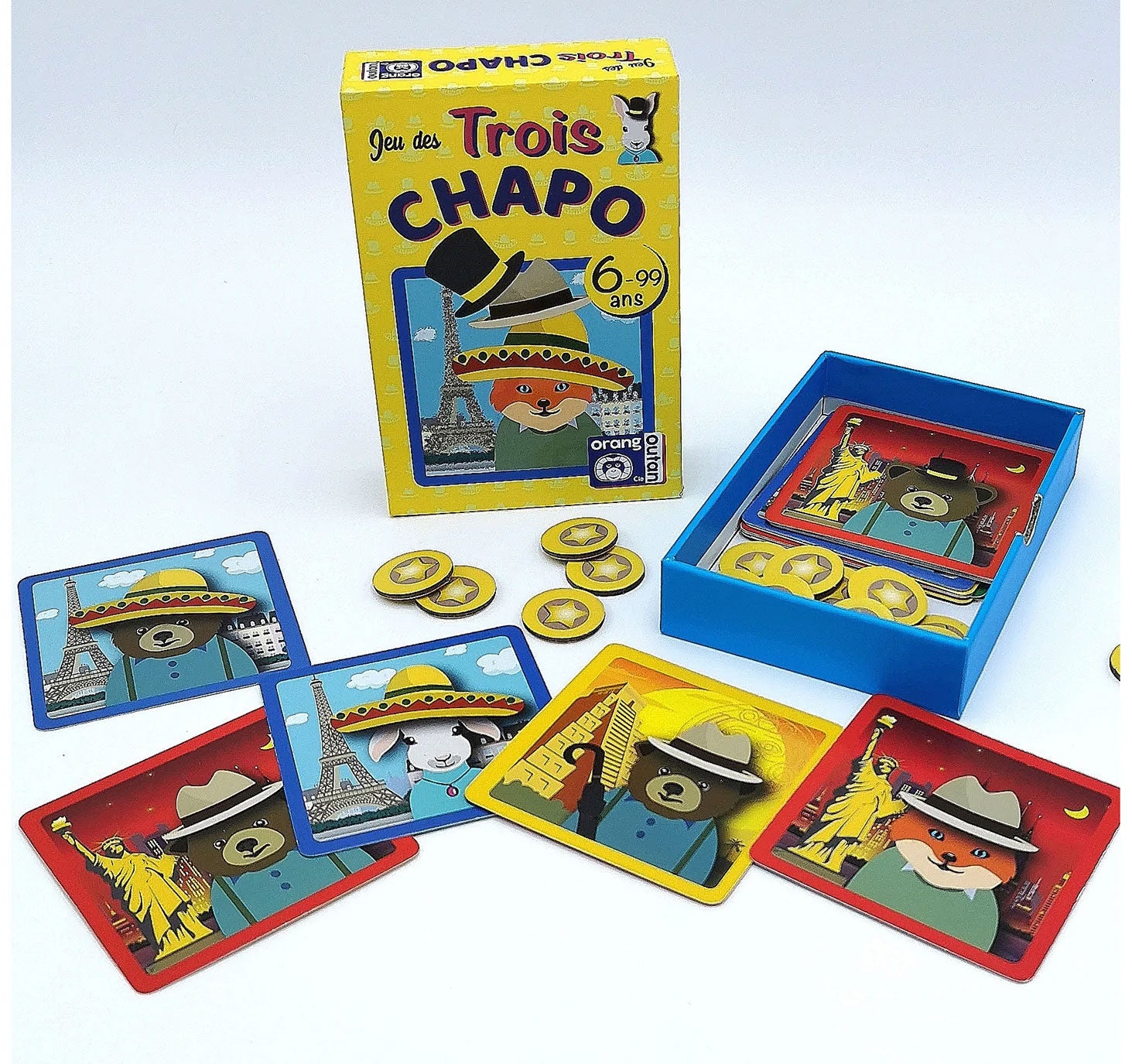Cartes et stratégie: trois chapo - 6 ans Jeux & loisirs créatifs La family shop