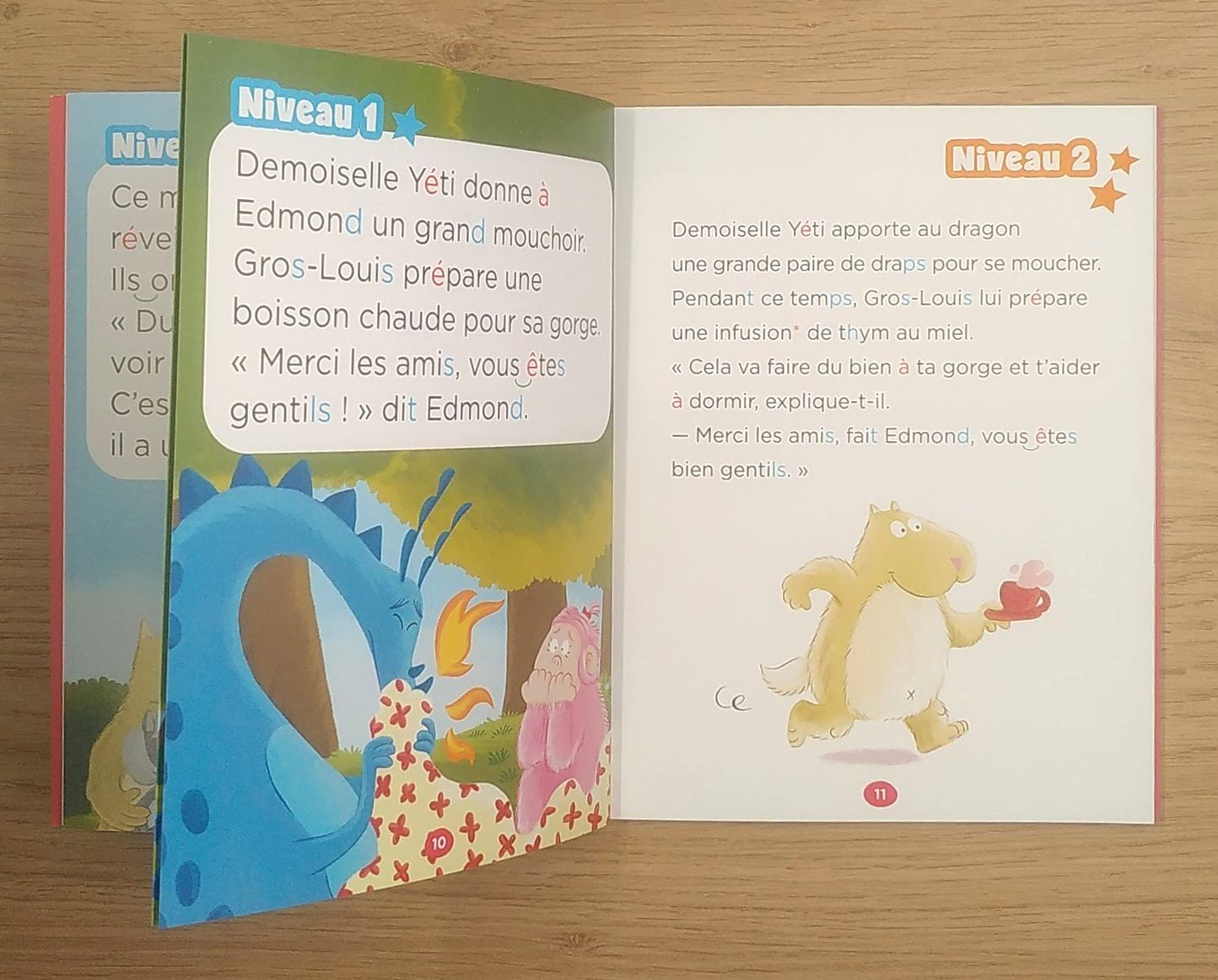 Loup en 3ème harmos N1 : Edmond le dragon et l'incendie Livres La family shop