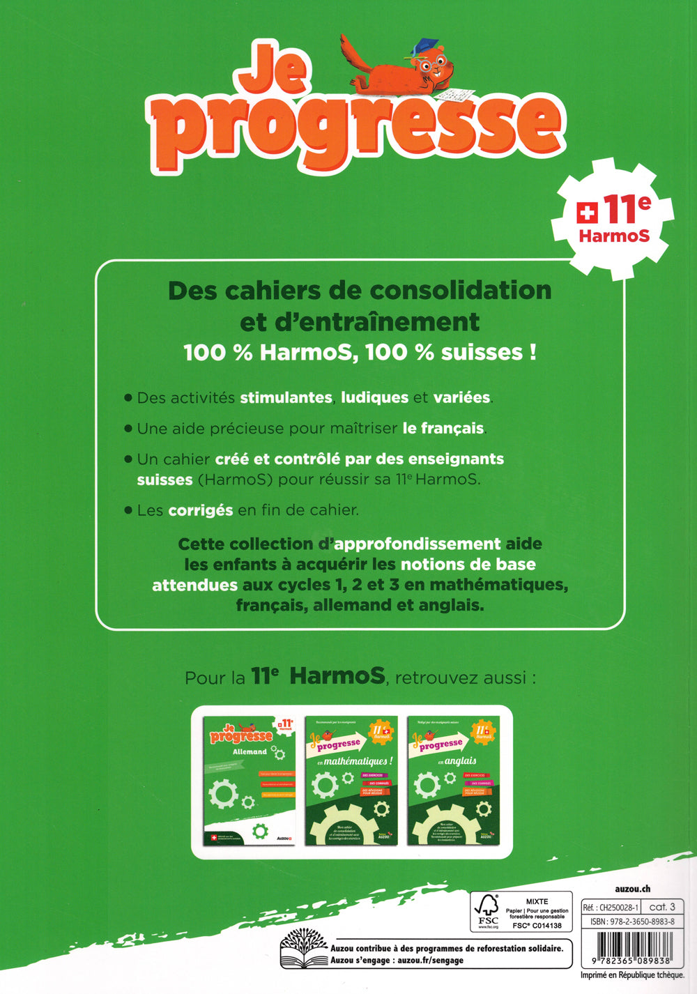 11P Harmos - Je progresse en Français.